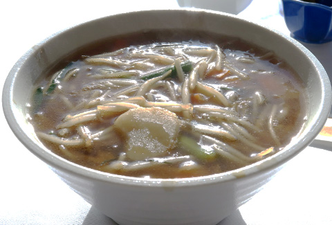 サンマーメンあんかけモヤシ醤油そば